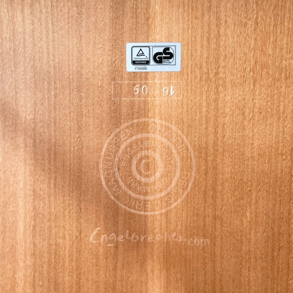 エンゲルブレヒト Engelbrechts チャリック CHAIRIK 101 スタッキングチェア 174 専用テーブル付き チェリー エリック・マグヌッセン 北欧家具 ◎