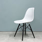 ハーマンミラー HermanMiller サイドシェルチェア ドゥエルレッグ DSW アルパイン × エボニー ポリプロピレン製 イームズ ミッドセンチュリー B ◎
