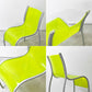 カルテル Kartell FPE chair スタッキングチェア ダイニングチェア アルミ ポリプロピレン グリーン ロンアラッド イタリアモダン 廃番 B ●