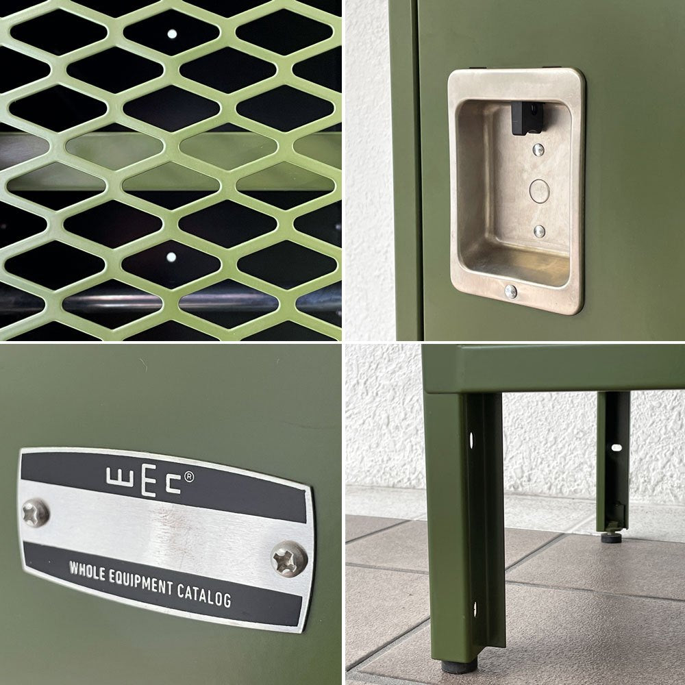 WHOLE EQUIPMENT CATALOG ジェネラルスチールロッカー シングル カーキ スチールキャビネット インダストリアル 店舗什器 廃番 ◇