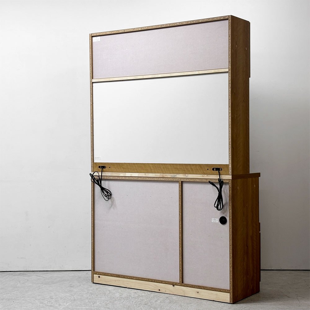 クラッシュゲート CRASH GATE ガルバ GALVA ダイニングボード 食器棚 オーク材 ステンレス W120cm 関家具 定価￥231,000- ●