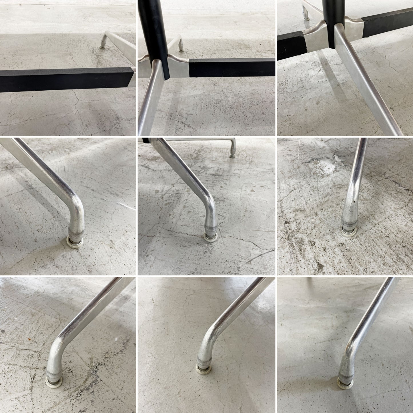 ハーマンミラー Herman Miller レクタンギュラーテーブル セグメンテッドベース ミーティングテーブル ダイニングテーブル ローズウッド天板 W330cm イームズ ビンテージ 〓