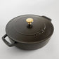 ストウブ STAUB ブレイザー ソテーパン 両手鍋 ホーロー鍋 ブラック 26cm 鋳物 鋳鉄 オーブン IH対応 フランス ■
