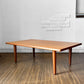 フカザワウッドワーキング FUKAZAWA WOOD WORKING ライムライト LIME-LIGHT ローテーブル チーク材 W121cm ジャパンビンテージ ◎