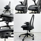 ハーマンミラー HermanMiller セイルチェア SAYL Chair デスクチェア ブラック サスペンションミドルバック アジャスタブルアーム キャスター付 イヴ・ベアール ●