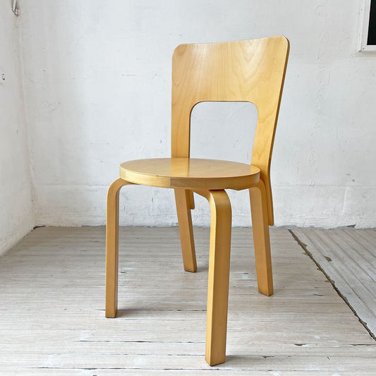 アルテック artek チェア66 Chair66 バーチ材 ダイニングチェア アルヴァ・アアルト フィンランド 北欧家具 A ★