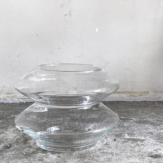 ザ・コンランショップ THE CONRAN SHOP フラワーベース 花瓶 金魚鉢 ガラスベース モダンデザイン ■