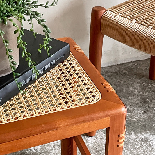 平山日用品店 パトル スツール patol stool スタンダード 籐張りスツール フォールディング 折り畳み ヤマザクラ無垢材 定価：￥82,500- ■