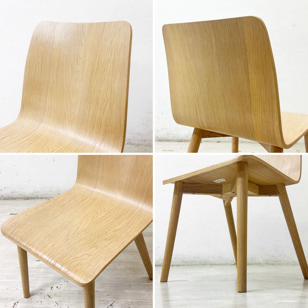 スケッチ Sketch タミチェア TAMI Chair ダイニングチェア オーク材 プライウッド 北欧 デンマーク 定価 ￥31,900- 現状品 B ●