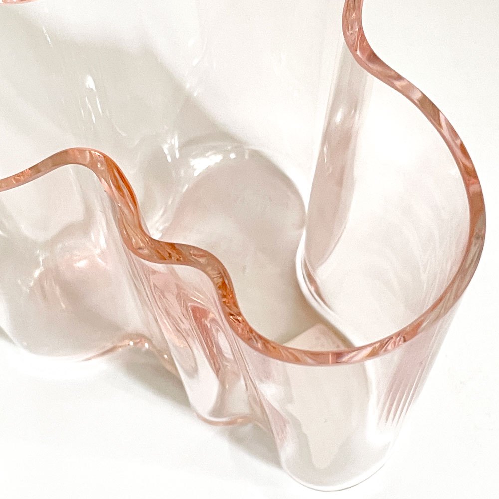 イッタラ iittala アルヴァ・アアルトコレクション Alvar Aalto Collection ベース H95mm サーモンピンク 日本限定 アルヴァ・アアルト生誕120周年記念 北欧雑貨 ■