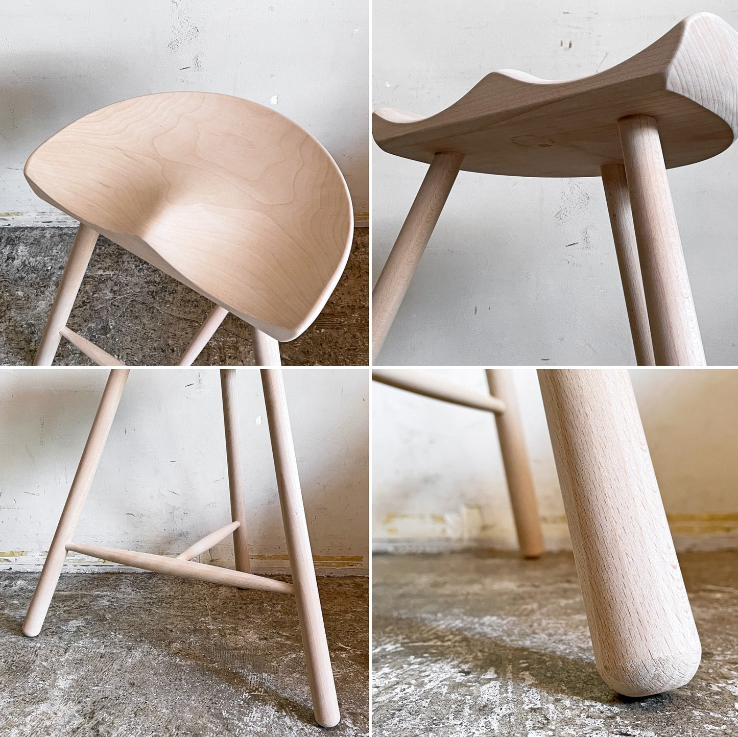 ワーナー Werner シューメーカーチェア Shoemaker Chair NO.59 スツール ビーチ材 ラーズ・ワーナー デンマーク 北欧家具 ■