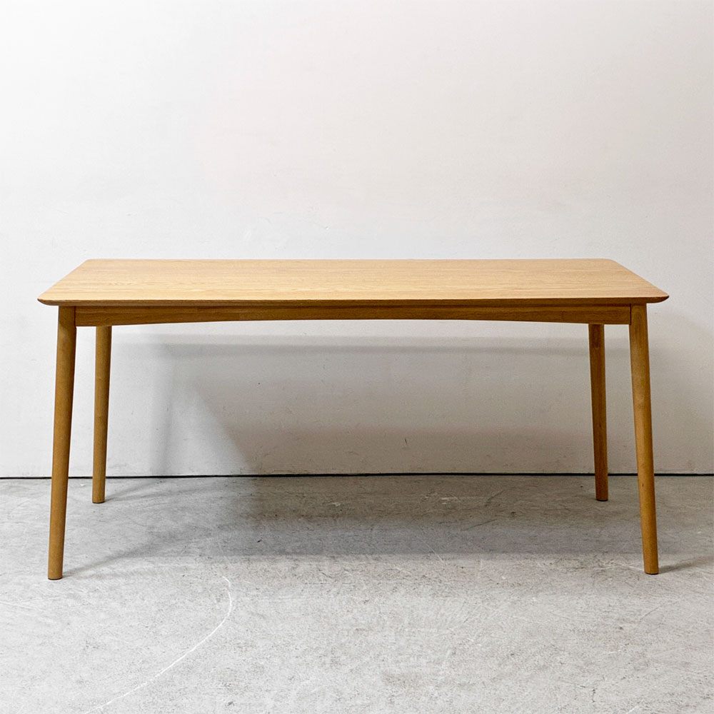 ケユカ KEYUCA カッセル KASSEL ダイニングテーブル オーク材 W150cm テーパードレッグ ナチュラルデザイン ●