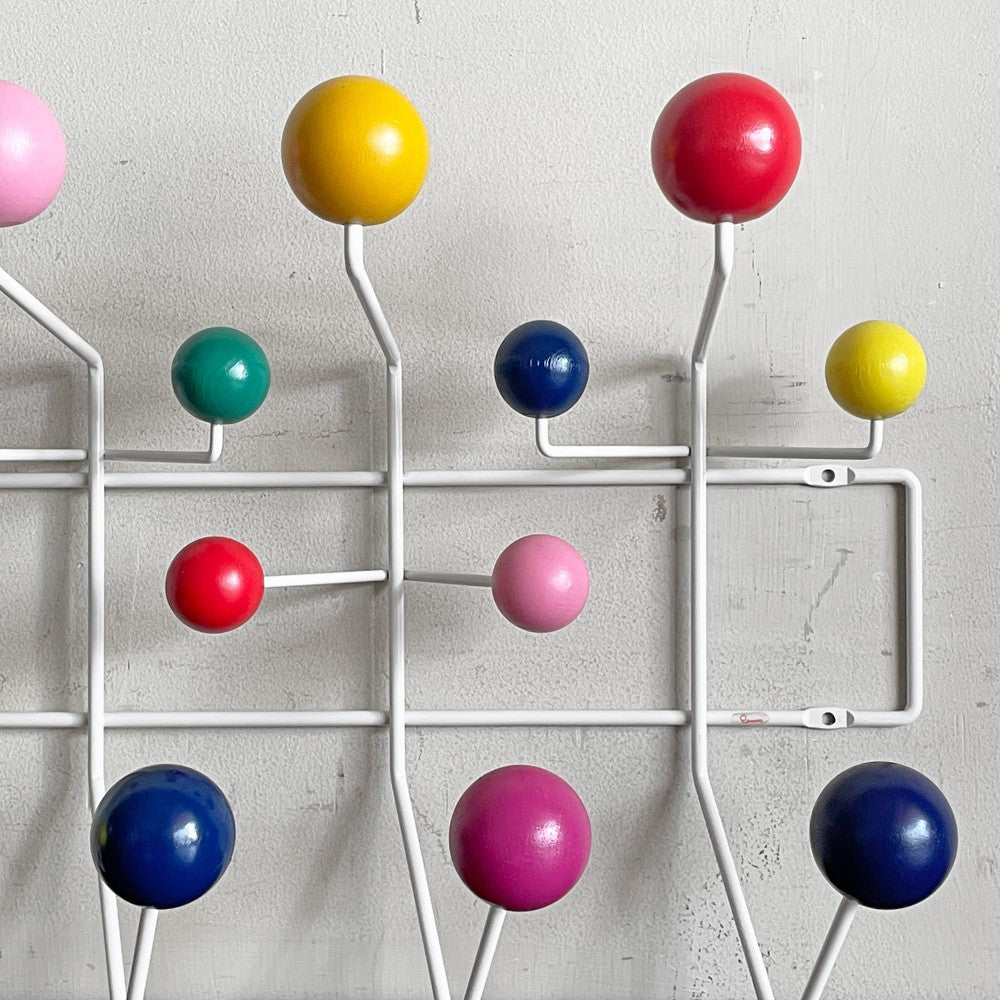 ハーマンミラー Herman Miller ハングイットオール Hang It All マルチカラー ウォールハンガー C&R イームズ ミッドセンチュリー 製造年証明書付 2002年製 箱付 ■