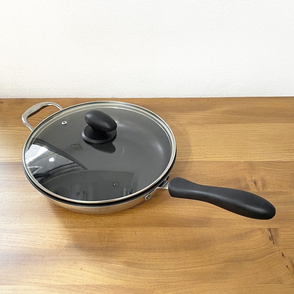 タッパーウェア Tupperware レインボークッカー 26㎝ フライパン コーティング加工 把手付き 箱付き 蓋付き ◎