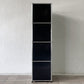 ユーエスエムハラー USM Haller モジュラーファニチャー Modular Furniture キャビネット シェルフ 1列4段 旧型 スイス ◇
