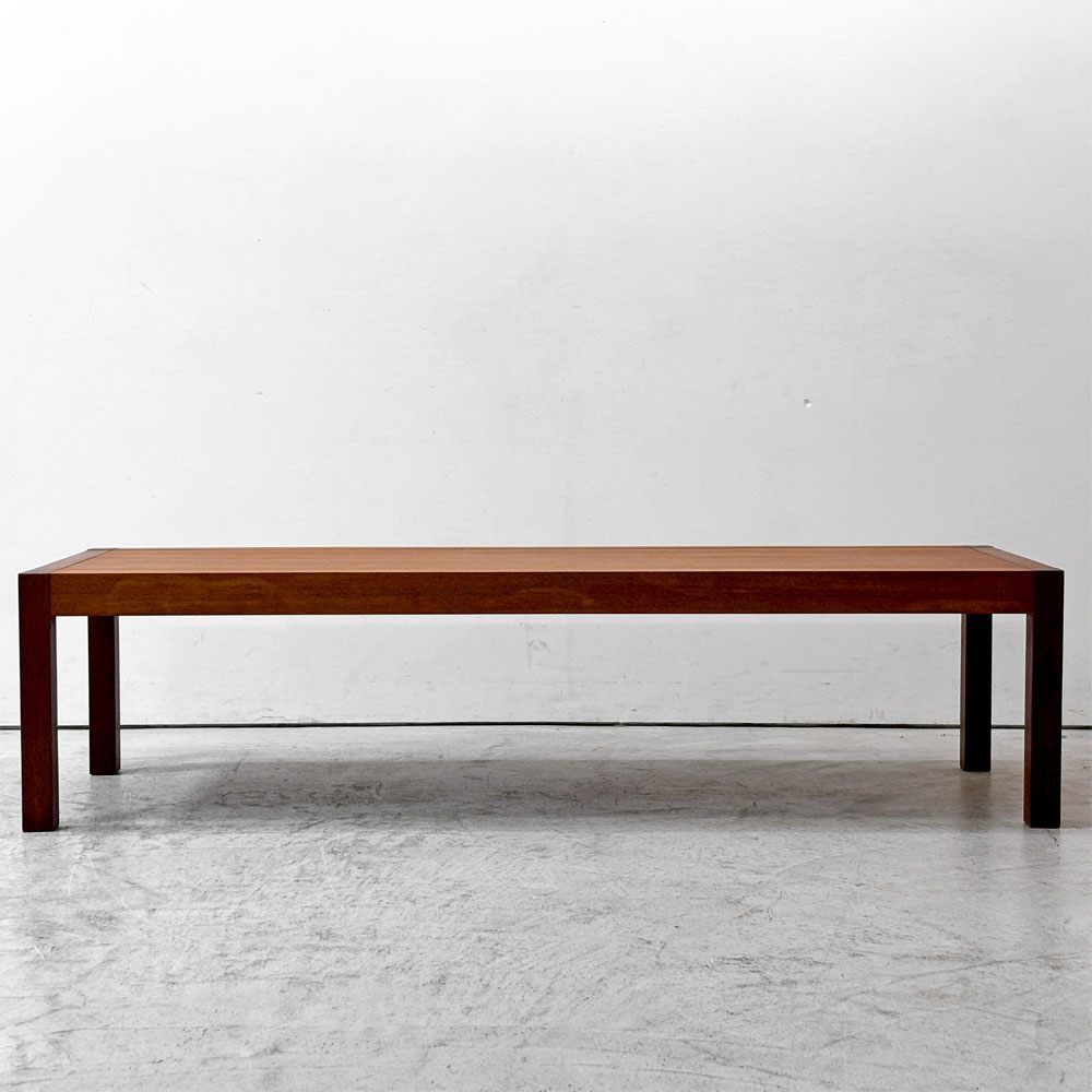 ジャクソンファニチャー Jackson Furniture チーク材 ビンテージローテーブル コーヒーテーブル 長方形 アメリカ ●
