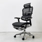 エルゴヒューマン Ergohuman エルゴヒューマンチェアプロ EHPーLPL KM-11 デスクチェア 収納式オットマン エラストメリック・メッシュ アルミダイキャスト ●