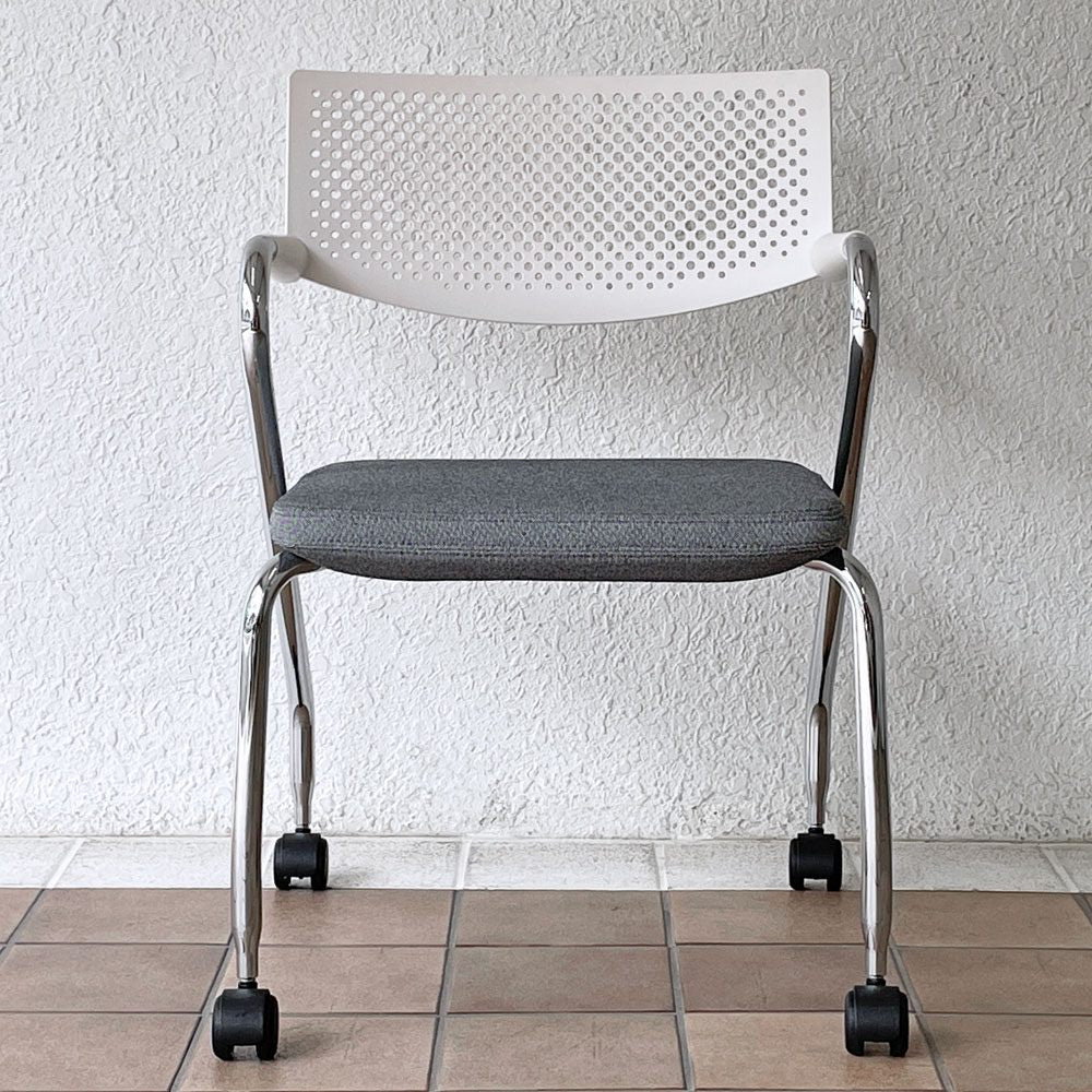 ヴィトラ vitra ビザロール Visaroll デスクチェア ミーティングチェア キャスターベース スタッキング アントニオ・チッテリオ A ◇