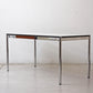 USMモジュラーファニチャー USM Haller USMハラーテーブル ワーキングデスク ダイニングテーブル W150×D75×H74cm アジャスター パールグレーラミネート(ホワイト) 高さ調整機能付 A ●