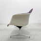 ハーマンミラー Herman Miller ビンテージ エアポートベンチ タンデムシート 4連 アームシェル 2nd ファブリック 新品張替え済 イームズ 希少 ネイビー・ブルーグレー・グレー・パープル C〓