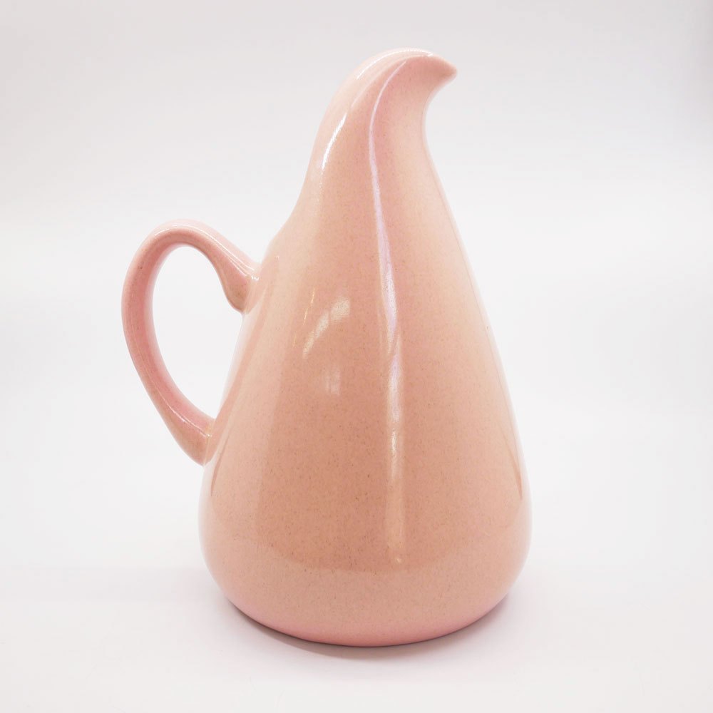 バウアーポタリー Bauer Pottery アメリカンモダン American Modern ピッチャー Pitcher コーラル ラッセル・ライト Russel Wright 美品 ●