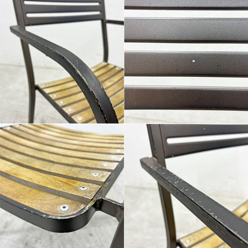 エミュー emu セーニョチェア SEGNOCHAIR ガーデンチェア アーム スタッキング イタリア ニ脚セット 〓