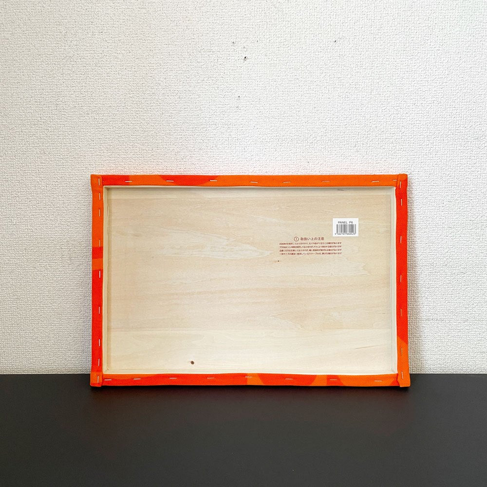 イノベーション INNOVATION ジオメトリ Geometri ファブリックパネル オレンジ 41×27.5cm ヴェルナー・パントン Verner Panton スペースエイジ B ◎