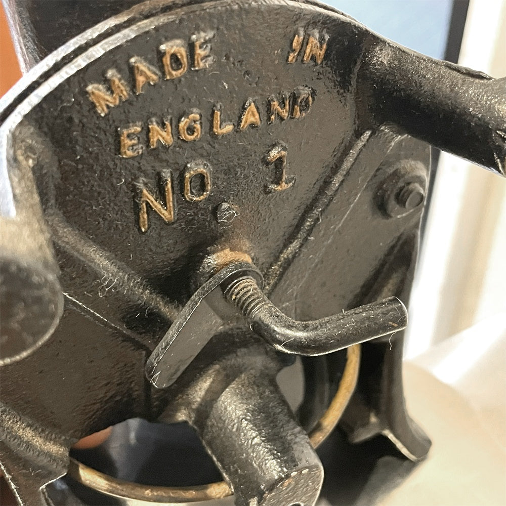 スポング SPONG & CO LTD ビンテージ コーヒーミル グラインダー Model NO.1 壁面やデスクに取り付け可能 英国 イギリスビンテージ ★