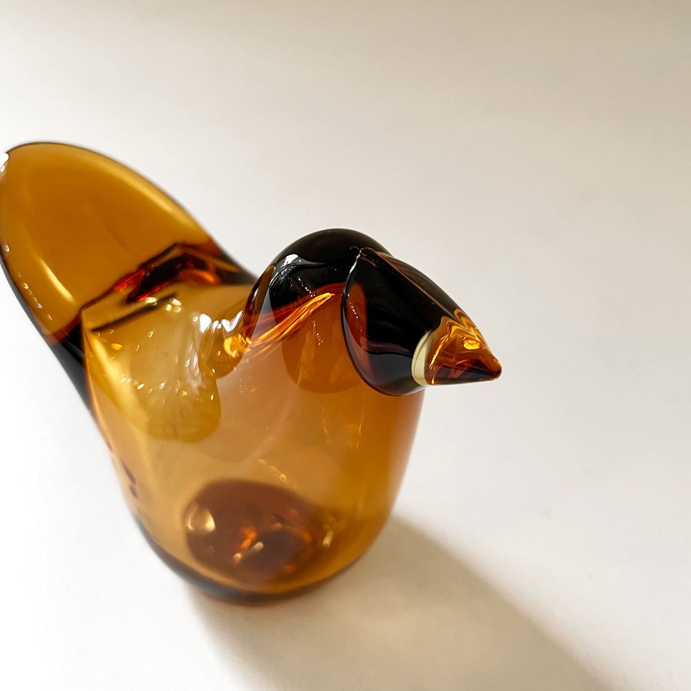 イッタラ iittala バーズバイトイッカ Birds by Toikka シエッポ Sieppo コッパー×レモン 箱付 オイバ・トイッカ イッタラバード 定価￥41,800- ◎