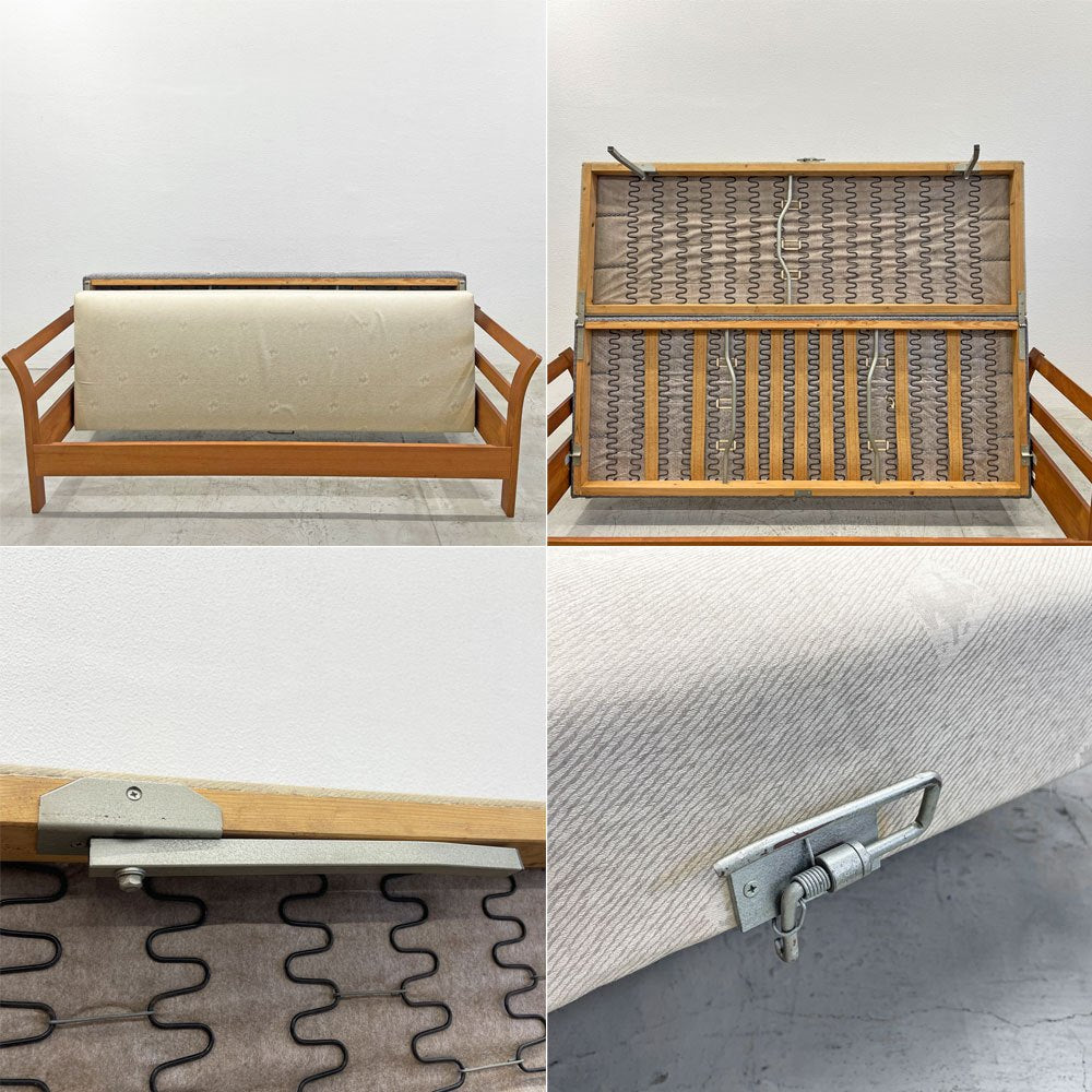 Hestbæk ソファベッド model151 チーク材 3シーター  ダブルデイベッド 北欧 デンマーク ビンテージ 定価約238,119円 〓