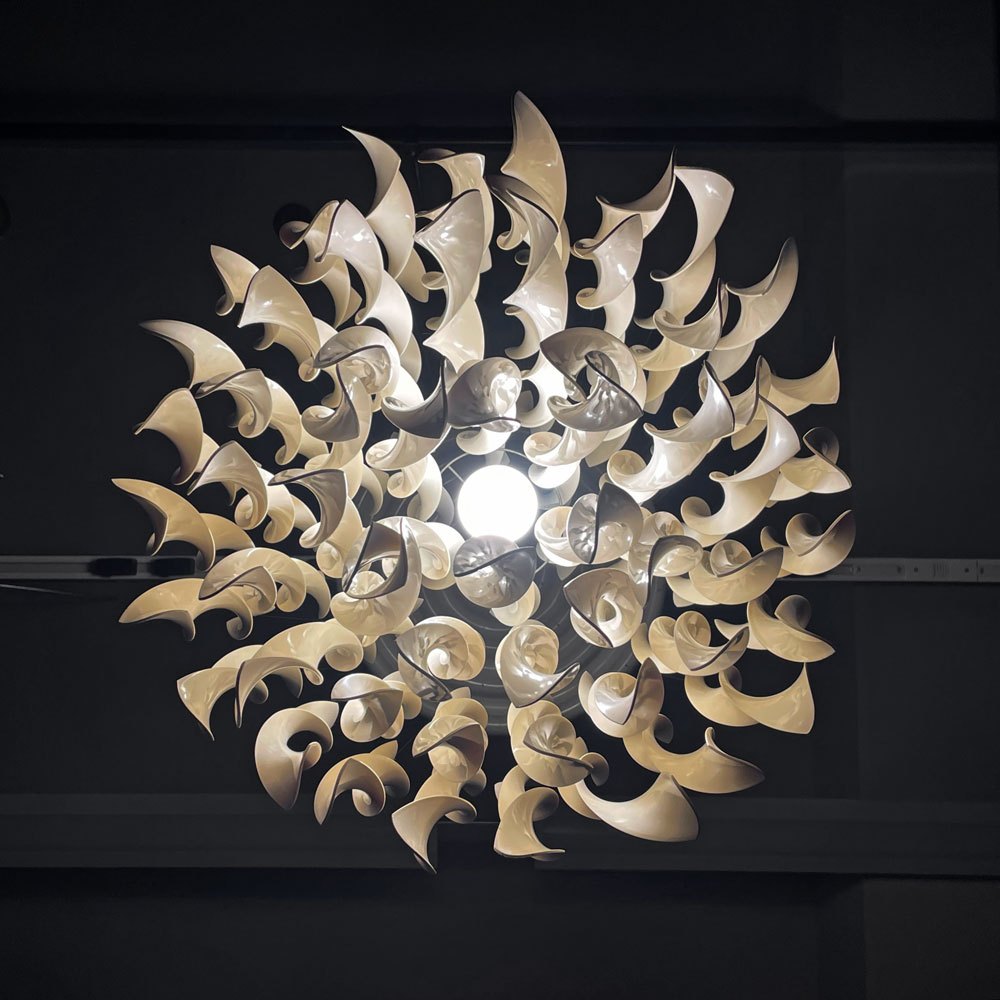 J.Luber SP1 スパイラルランプ ペンダントランプ ヴェルナーパントン Panton 70's ビンテージ ミッドセンチュリー スペースエイジ 〓