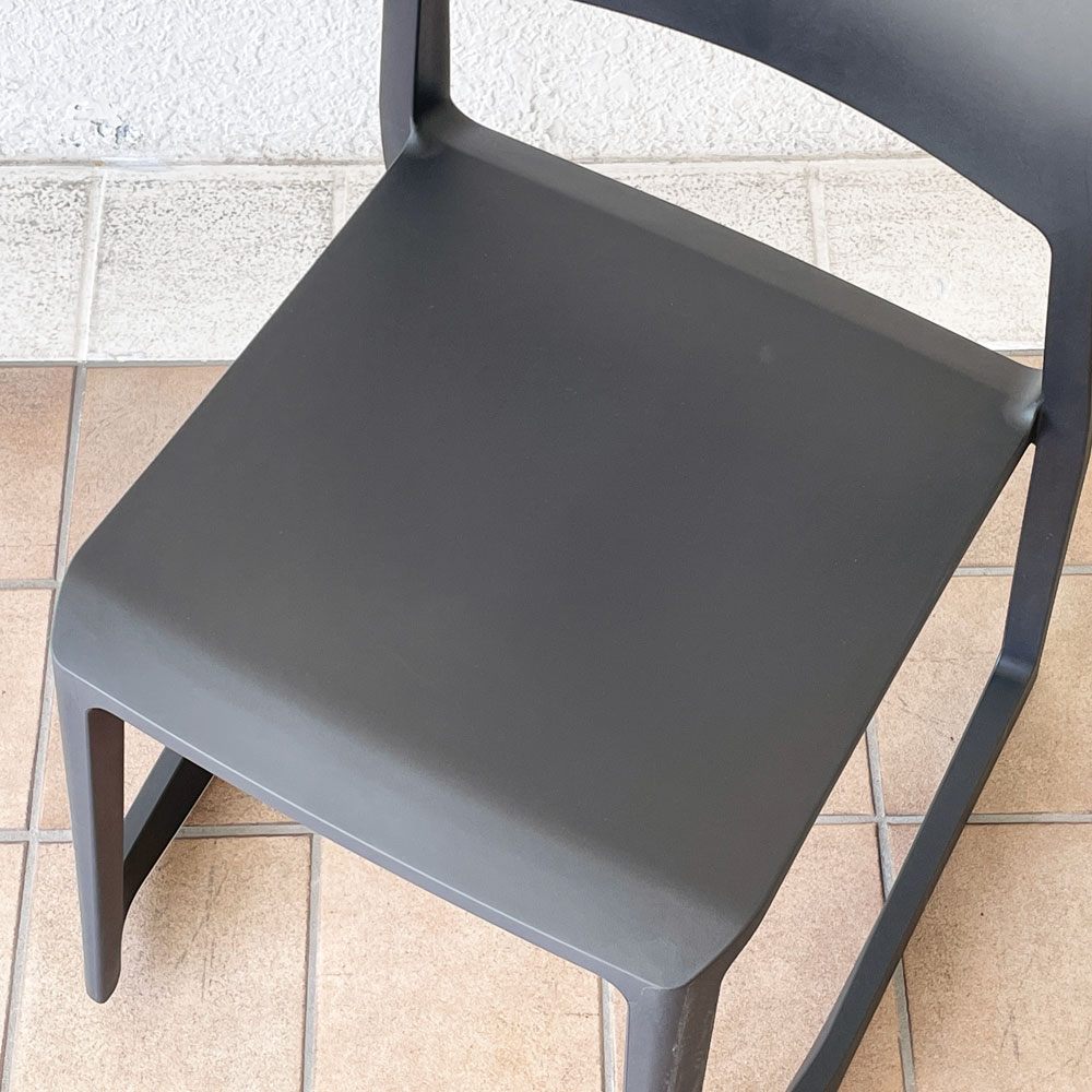 ヴィトラ Vitra ティプトン Tip Ton ワークチェア ダイニングチェア デスクチェア ブラック スタッキング チルト機能 定価￥47,300- ◇
