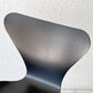 フリッツハンセン Fritz Hansen セブンチェア ダイニングチェア カラードアッシュ ブラック アルネ・ヤコブセン 北欧 デンマーク 定価￥76,780- 美品 A ◇