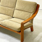PJ ファニチャー PJ furniture チーク無垢材 3pソファ 3シーター POUL JEPPESEN デンマークビンテージ ●