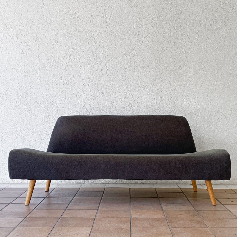 イデー IDEE アーオ ソファ AO SOFA 2Pソファ 2人掛け チャコールカラー W140 岡嶌要 定価￥89,900- ◇