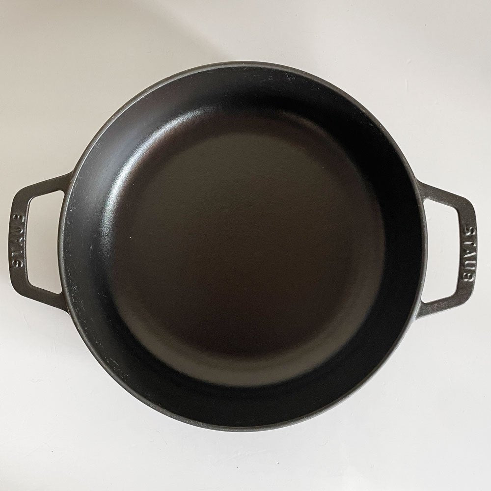ストウブ STAUB ブレイザー ソテーパン 両手鍋 ホーロー鍋 ブラック 24cm 鋳物 鋳鉄 オーブン IH対応 フランス ■
