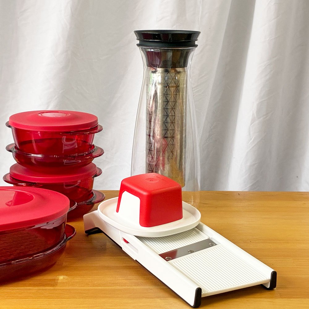 タッパーウェア Tupperware 調理器具 保存容器 バラエティセット まとめ売り 計7個 アメリカ ◇