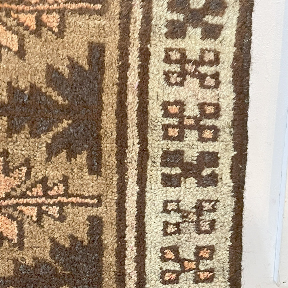 バハル Bahr ビンテージ 手織 タイマニ ラグ Vintage Taimani rug アフガニスタン 60's ウール Wool チナール トライバルラグ ★
