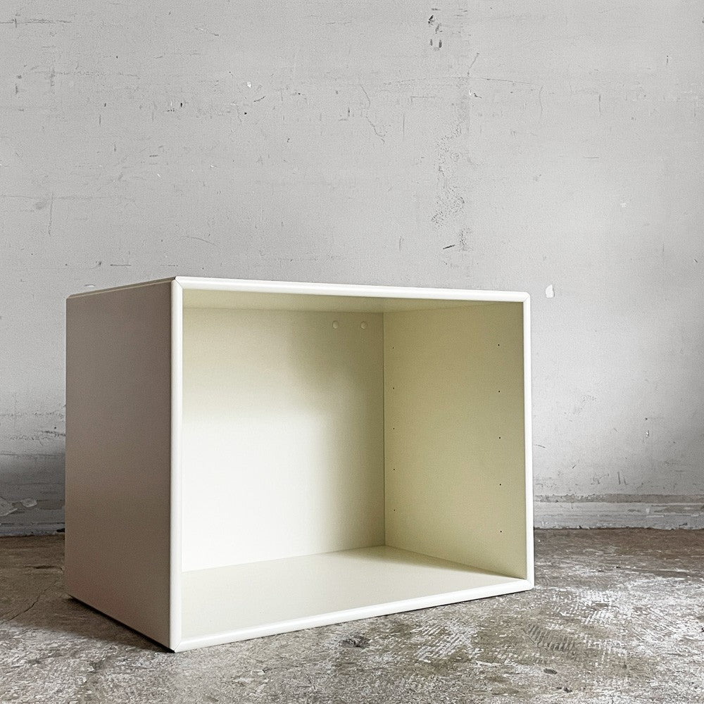 モンタナ MONTANA システムシェルフユニット SYSTEM SHELF UNIT 1列 オープンシェルフ W46.8×D30×H35.5cm アイボリー オフホワイト デンマーク B ■