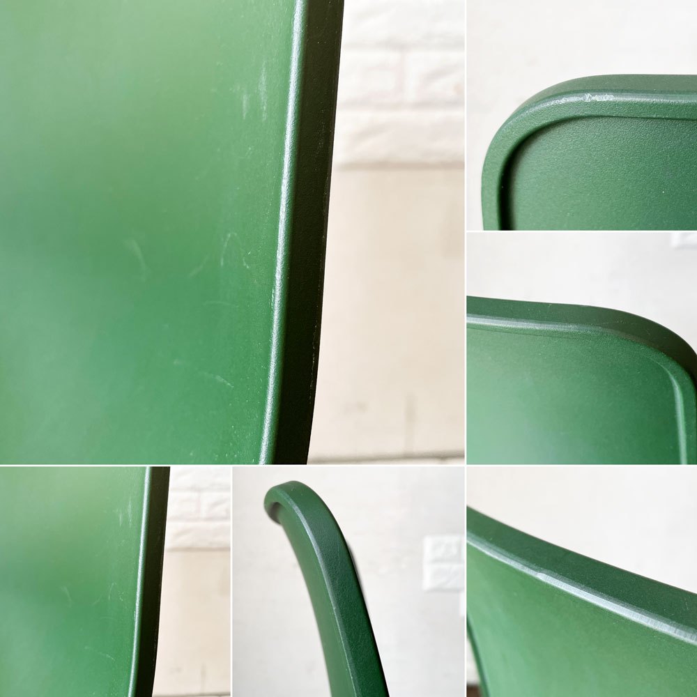 ヴィトラ vitra ハルチューブ HAL Tube サイドチェア ダイニングチェア グリーン スタッキング ジャスパー・モリソン 定価￥39,600- A ◎
