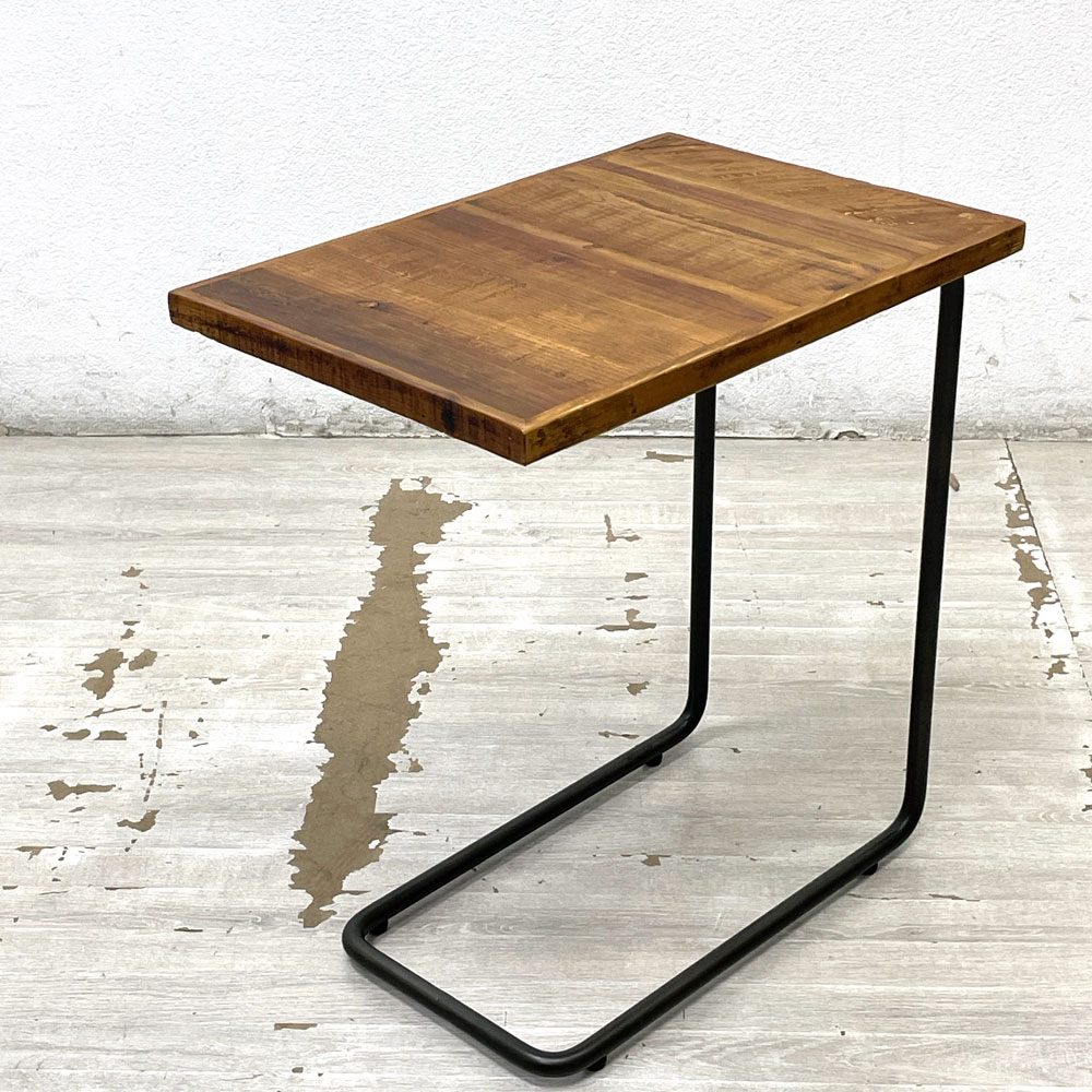 クラッシュゲート CRASH GATE ノットアンティークス Knot antiques チャイ サイドテーブル CHAY SIDE TABLE パイン古材 工業系 定価￥18,700- ●