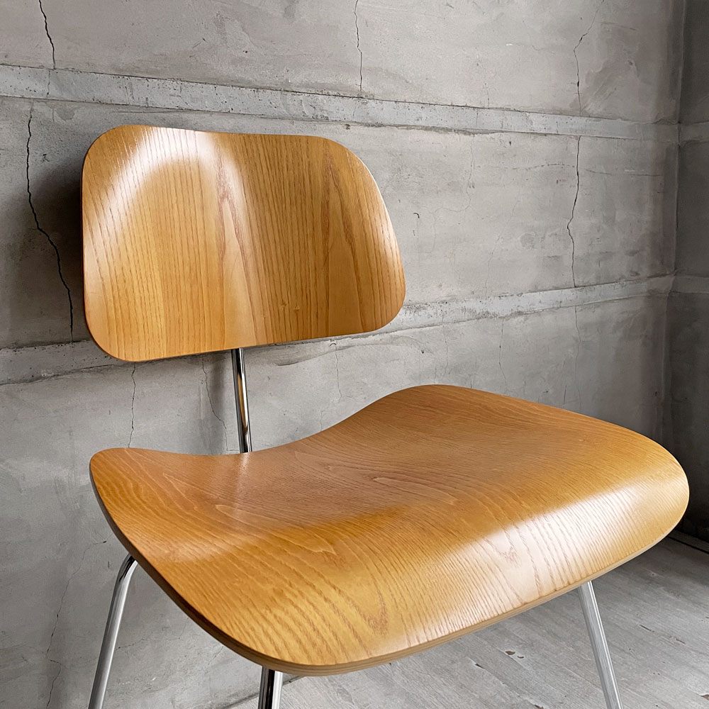 ハーマンミラー Herman Miller プライウッドダイニングチェア DCM アッシュ材 メタルレッグ C&R イームズ ミッドセンチュリー 定価￥169,400- ♪