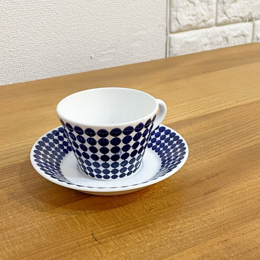 グスタフスベリ GUSTVSBERG アダム ADAM コーヒーカップ＆ソーサー 北欧食器 ビンテージ D ◎