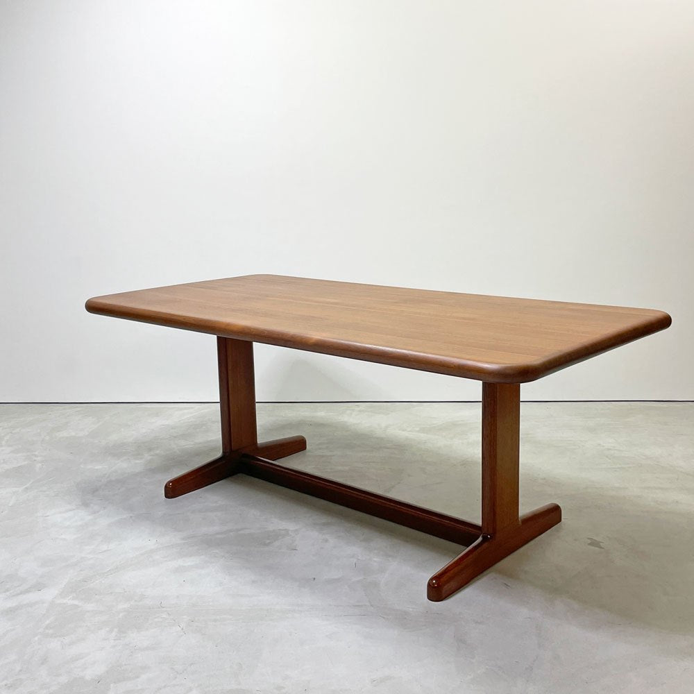 ジャパンビンテージ Japan Vintage チーク無垢材 ダイニングテーブル 北欧スタイル W180cm ●