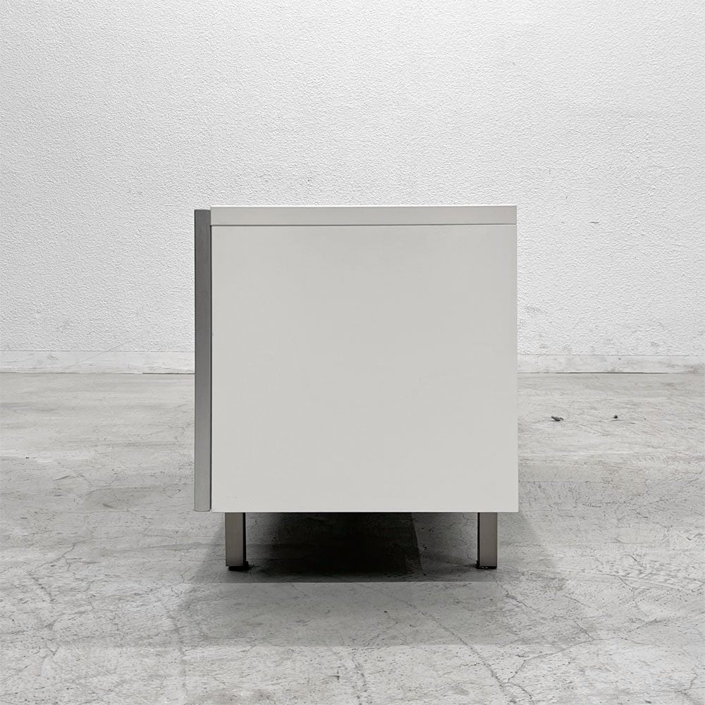 ボーコンセプト BoConcept ボラーニ Volani AVボード テレビボード w154cm ホワイト スモークガラス モダン 〓