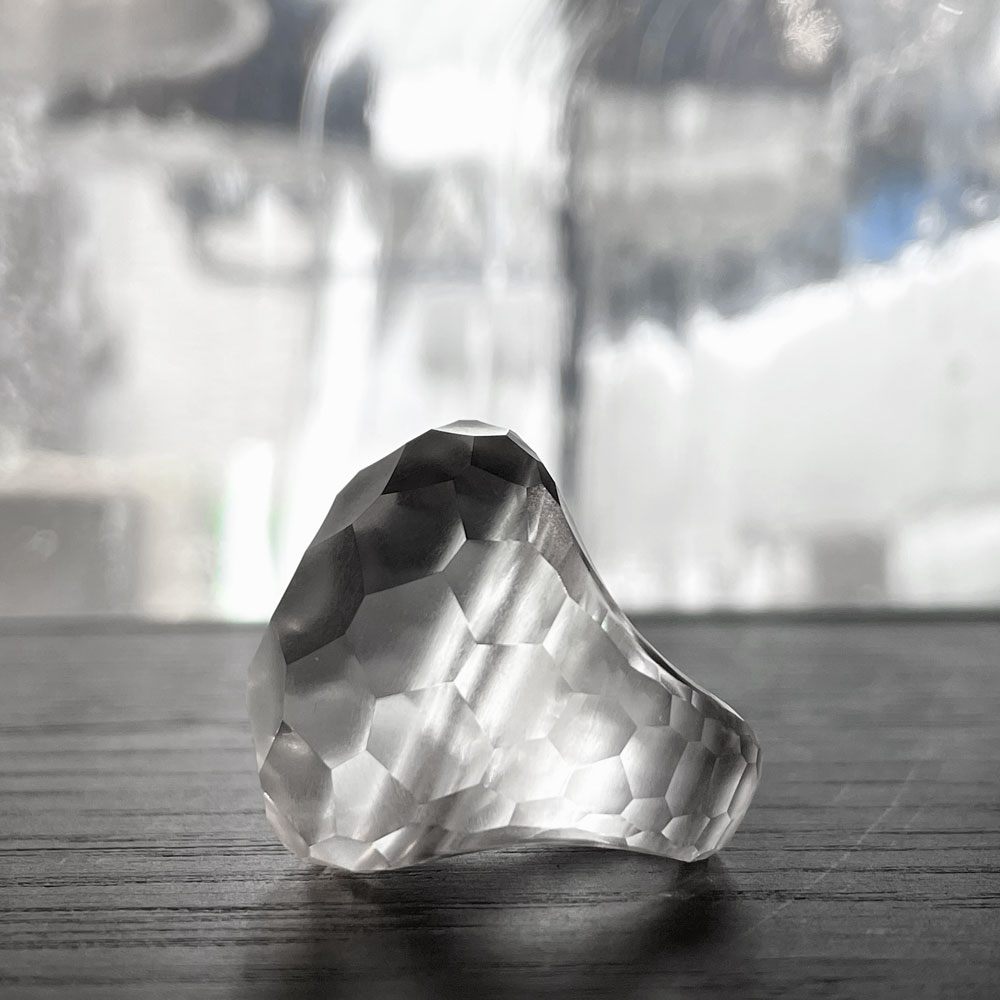 シリシリ SIRISIRI キリコ リング KIRIKO Ring 13号 切子 ガラス 岡本菜穂 Naho Okamoto ジュエリー アクセサリー 東京 ■