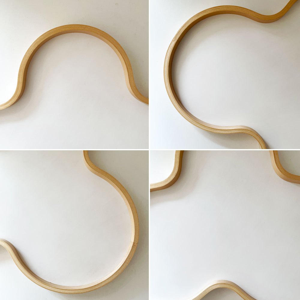 マヤムー majamoo 白樺のトレイ TRAY ホワイト W44cm バーチ材 ヤニ・マルティカイネン フィンランド 定価￥20,900- ◎