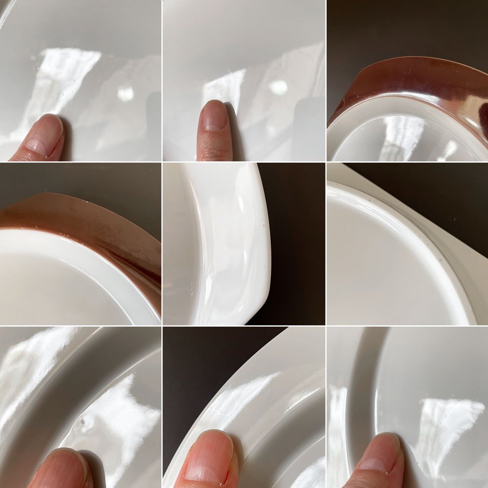 アリタリア航空 Alitalia Linea 72 ファーストクラス 機内食器 6点セット ジョエ・コロンボ リチャードジノリ製造 イタリアビンテージ D ◎