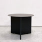 ヘイ HAY スリットテーブル SLIT TABLE XL サイドテーブル ローテーブル ラウンド Φ45cm スチール ブラック 北欧 デンマーク モダン B ●