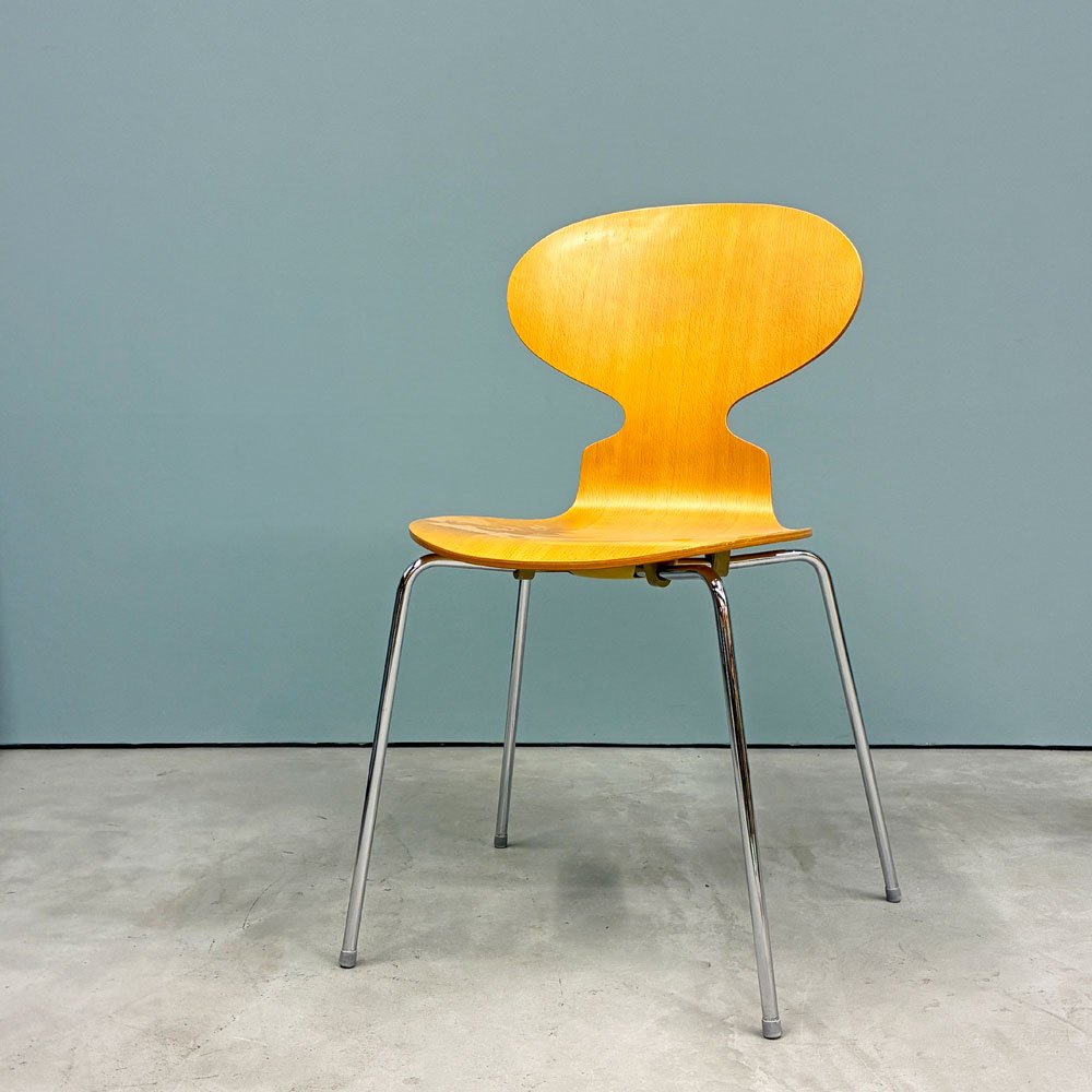 フリッツハンセン Fritz Hansen 3101 アリンコチェア アントチェア 4本脚 ナチュラルビーチ ラッカー仕上げ アルネ・ヤコブセン E ◎